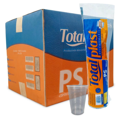 Copo 500 Ml Transp Totalplast 20X50 Un