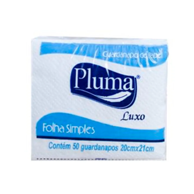 Guardanapo Luxo 23X24 80X50 Un - Pluma