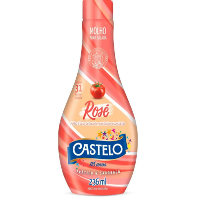Molho Salada Rose Castelo 236 Ml